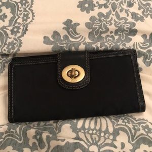 Black coach wallet